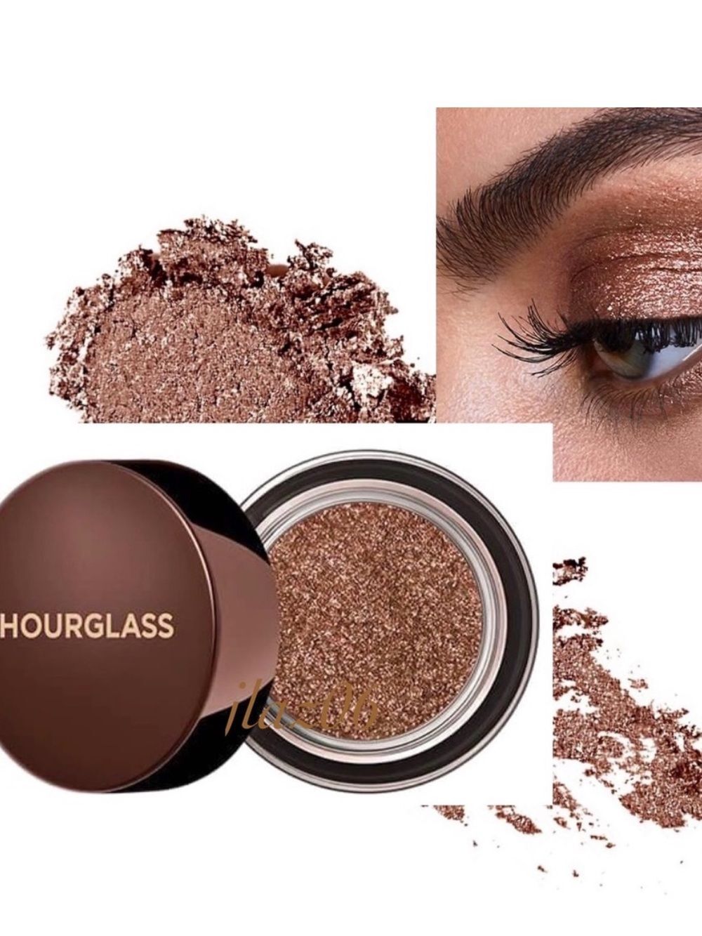 Hourglass Scattered Light Glitter Eyeshadow in Ray